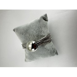 Gümüş Halkalı Top Bileklik